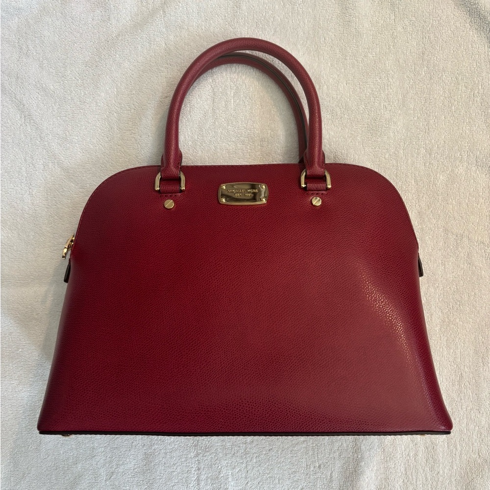 Michael Kors Burgundy Satchel